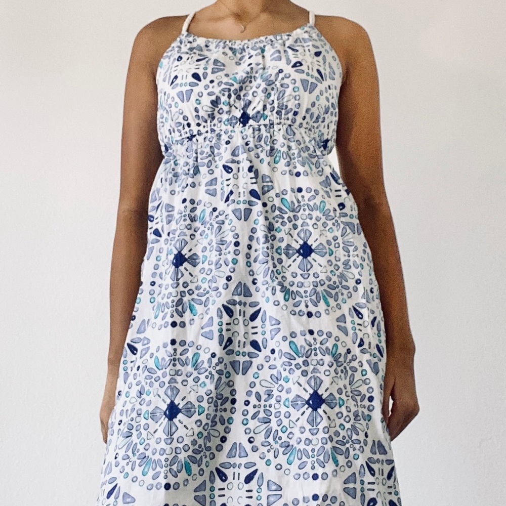 Old Navy: Blue/ White dress